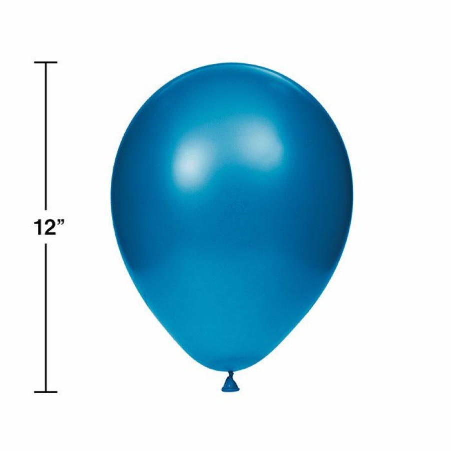 General Decorations * | Creative Converting Latex Balloons 12 Cobalt, 15 Ct