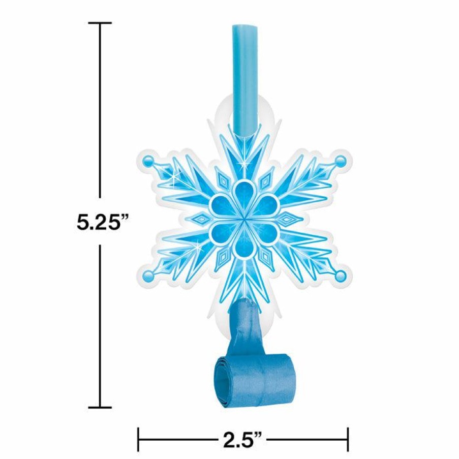 Birthdays * | Creative Converting Snow Princess Party Blowers 48 Ct Kids Birthday Party Themes