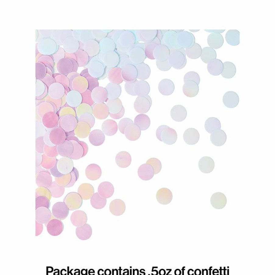 Themed Tableware * | Creative Converting Iridescent Party Confetti, 0.5 Oz Themed Tableware