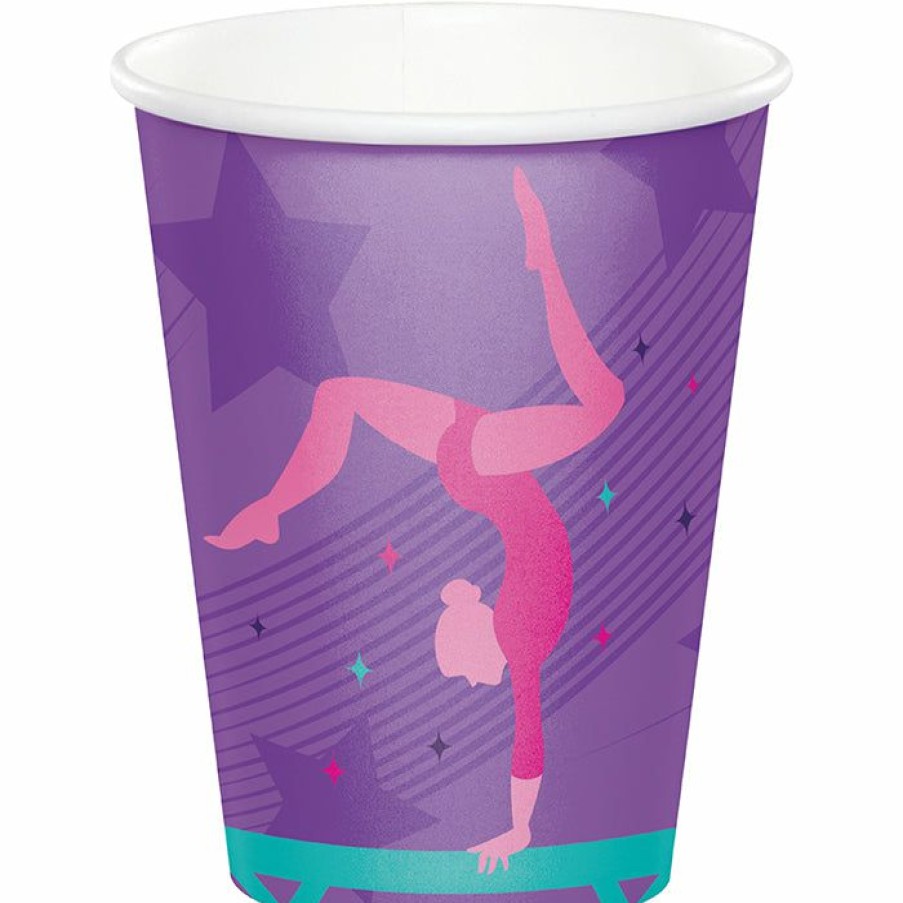 Birthdays * | Creative Converting Gymnastics Party Hot/Cold Cups 9Oz. 8Ct