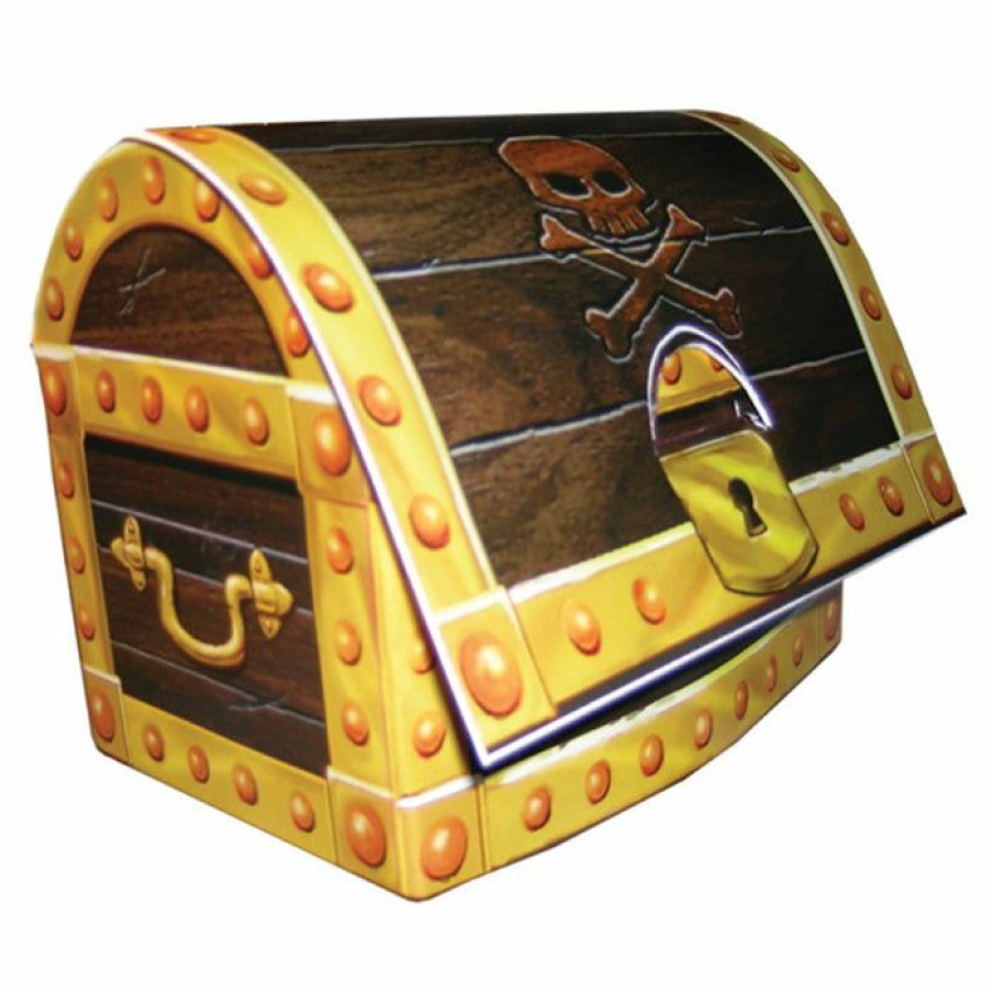 Birthdays * | Creative Converting Pirate'S Map Treasure Chest Centerpiece