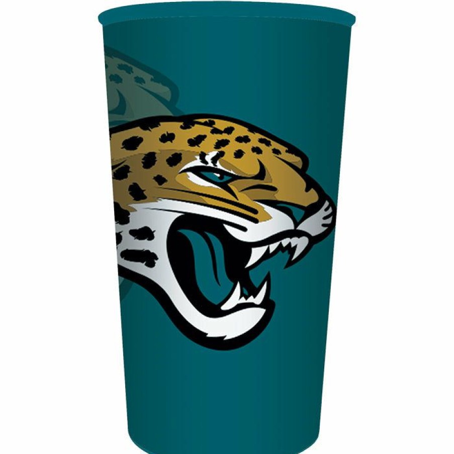 Sports * | Creative Converting Jacksonville Jaguars Plastic Cup, 22 Oz Nfl And Football Party Supplies