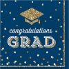 Graduation Party Supplies * | Creative Converting Glittering Grad Luncheon Napkin, Mid Count 36Ct Graduation Party Supplies