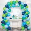 General Decorations * | Creative Converting Blue And Green Sixteen Foot Balloon Arch Kit General Decorations