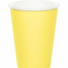 Solid Color Tableware * | Creative Converting Mimosa Hot/Cold Paper Paper Cups 9 Oz., 24 Ct Solid Color Tableware