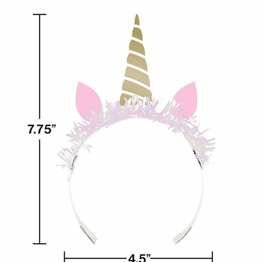 Birthdays * | Creative Converting Unicorn Sparkle Tiaras, 8 Ct