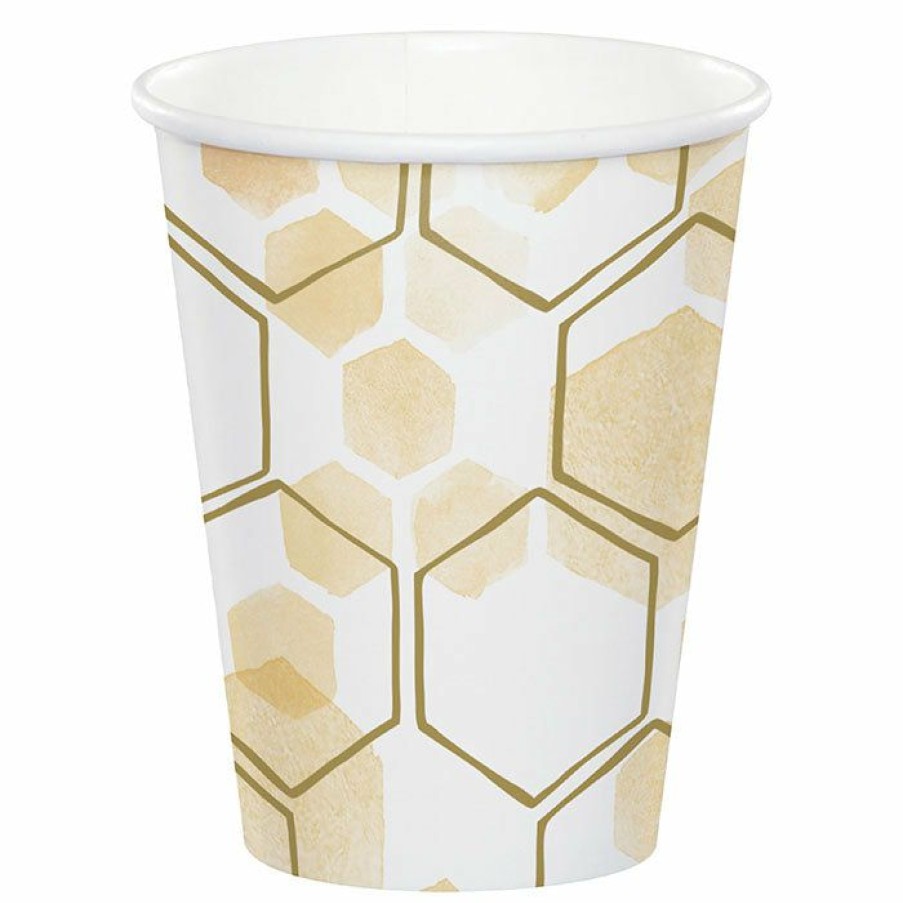 Themed Tableware * | Creative Converting Honeycomb Hot/Cold Cup 9Oz. 8Ct Themed Tableware