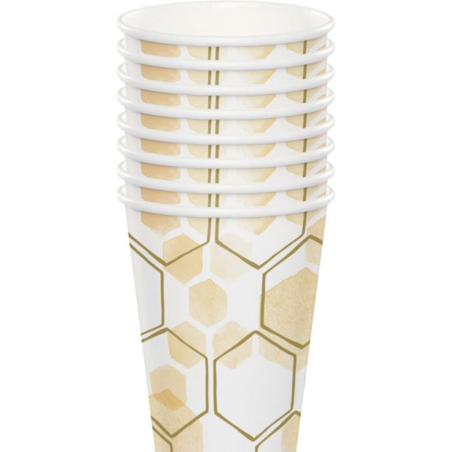 Themed Tableware * | Creative Converting Honeycomb Hot/Cold Cup 9Oz. 8Ct Themed Tableware