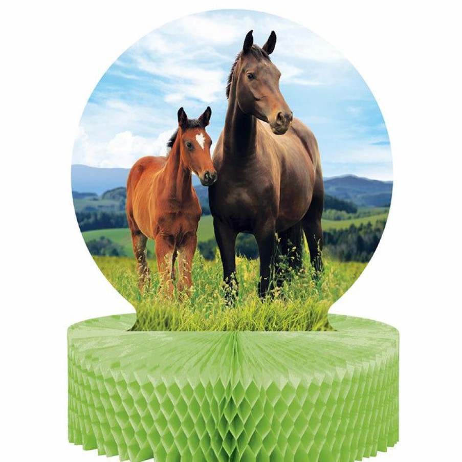 Birthdays * | Creative Converting Kids Birthday Party Themes Horse And Pony Centerpiece