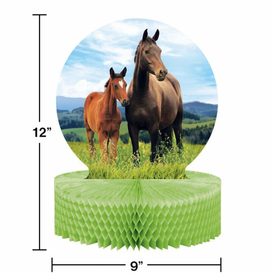 Birthdays * | Creative Converting Kids Birthday Party Themes Horse And Pony Centerpiece