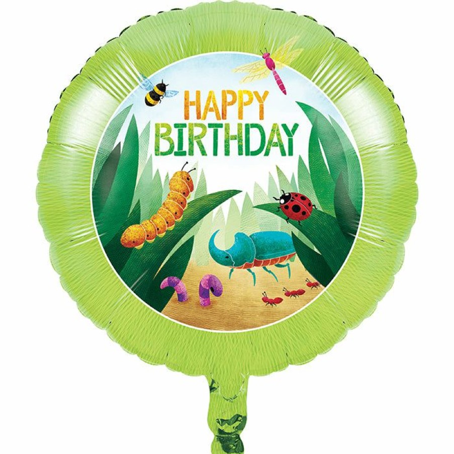 Birthdays * | Creative Converting Kids Birthday Party Themes Birthday Bugs Metallic Balloon 18