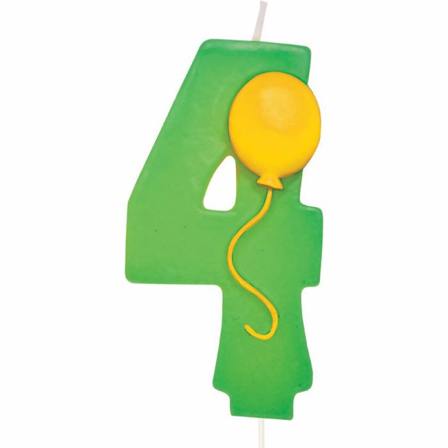 Birthdays * | Creative Converting Birthday Party Candles #4 Balloon Candle