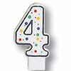 Birthdays * | Creative Converting Polka Dot #4 Candle Birthday Party Candles