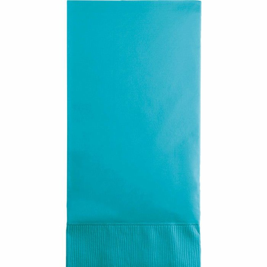 Solid Color Tableware * | Creative Converting Bermuda Blue Guest Towel, 3 Ply, 16 Ct