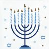 Holidays * | Creative Converting Hanukkah Celebration Beverage Party Napkins 16 Ct