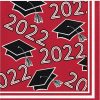 Graduation Party Supplies * | Creative Converting Graduation Party Supplies Classic Red Class Of 2022 Beverage Napkins, 36Ct