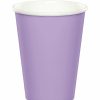 Solid Color Tableware * | Creative Converting Luscious Lavender Hot/Cold Paper Paper Cups 9 Oz., 24 Ct