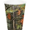 Birthdays * | Creative Converting Hunting Camo Hot/Cold Paper Cups 9 Oz., 8 Ct Kids Birthday Party Themes