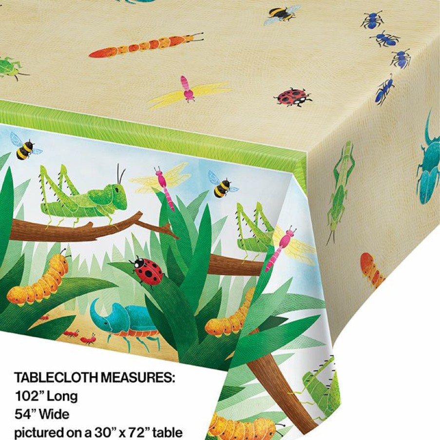 Birthdays * | Creative Converting Kids Birthday Party Themes Birthday Bugs Paper Tablecover 54 X 102