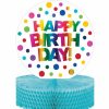 Birthdays * | Creative Converting Rainbow Foil Birthday Centerpiece Kids Birthday Party Themes