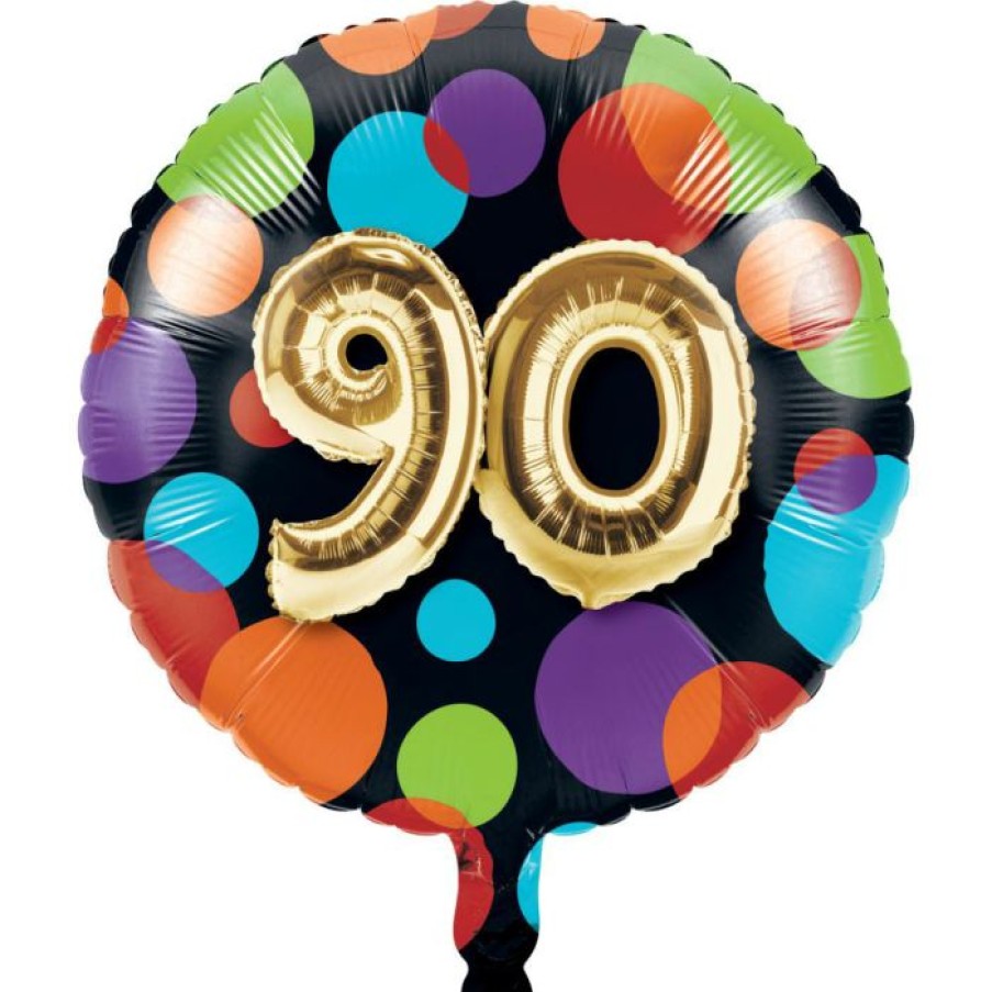 Birthdays * | Creative Converting Balloon Birthday Metallic Balloon 18 , 90 (Case Pack Of 10)