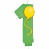 Birthdays * | Creative Converting #1 Balloon Candle Birthday Party Candles