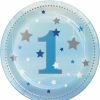 Birthdays * | Creative Converting 1St Birthday Party Themes One Little Star Boy 1St Birthday Dessert Plates, 8 Ct