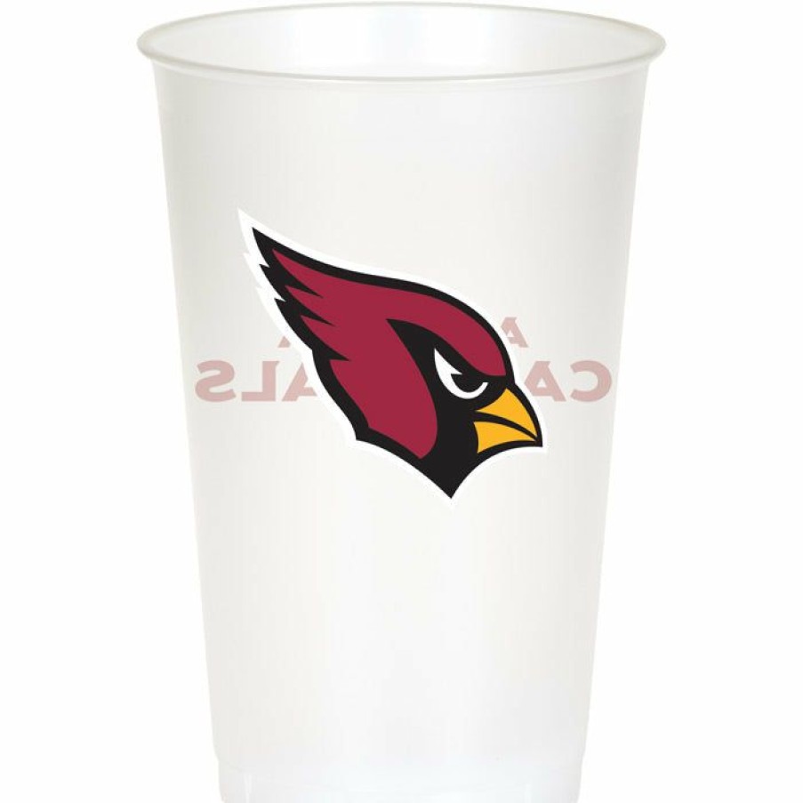 Sports * | Creative Converting Arizona Cardinals Plastic Cup, 20Oz, 8 Ct Nfl And Football Party Supplies