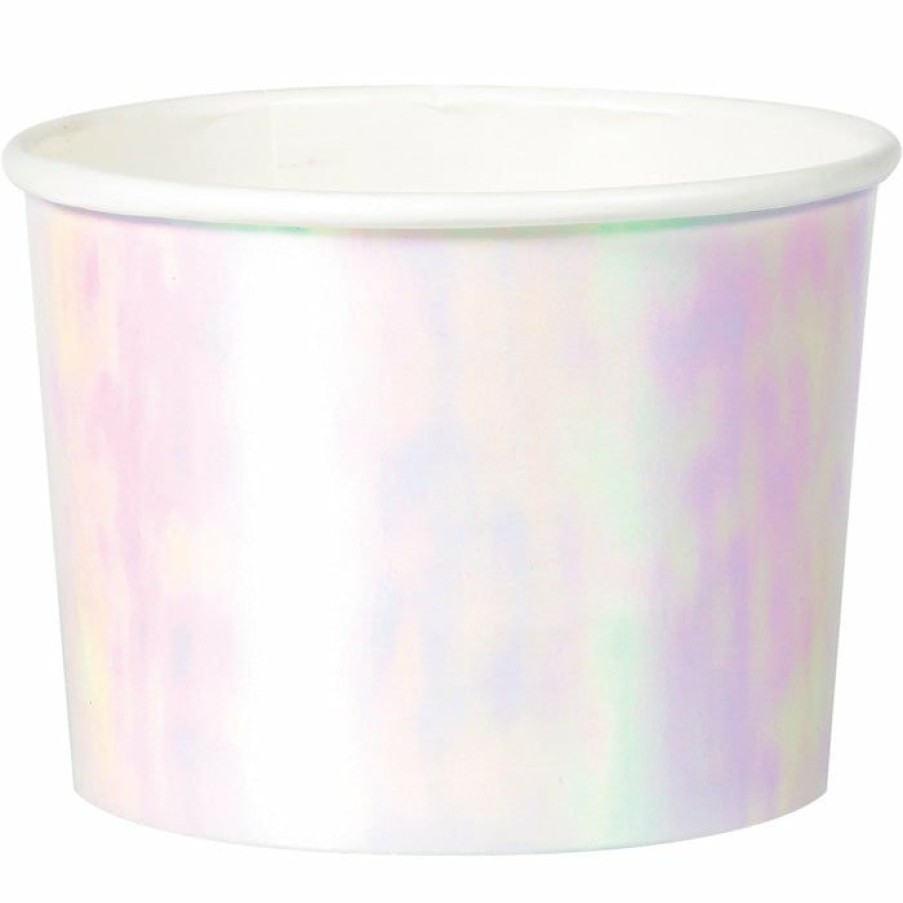 Themed Tableware * | Creative Converting Iridescent Party Treat Cups, 6 Ct Themed Tableware