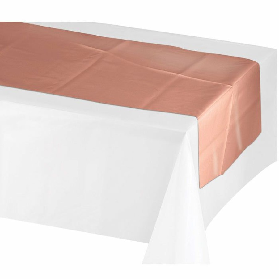 Themed Tableware * | Creative Converting Themed Tableware Rose' All Day Table Runner 14 X 84 (12/Case)