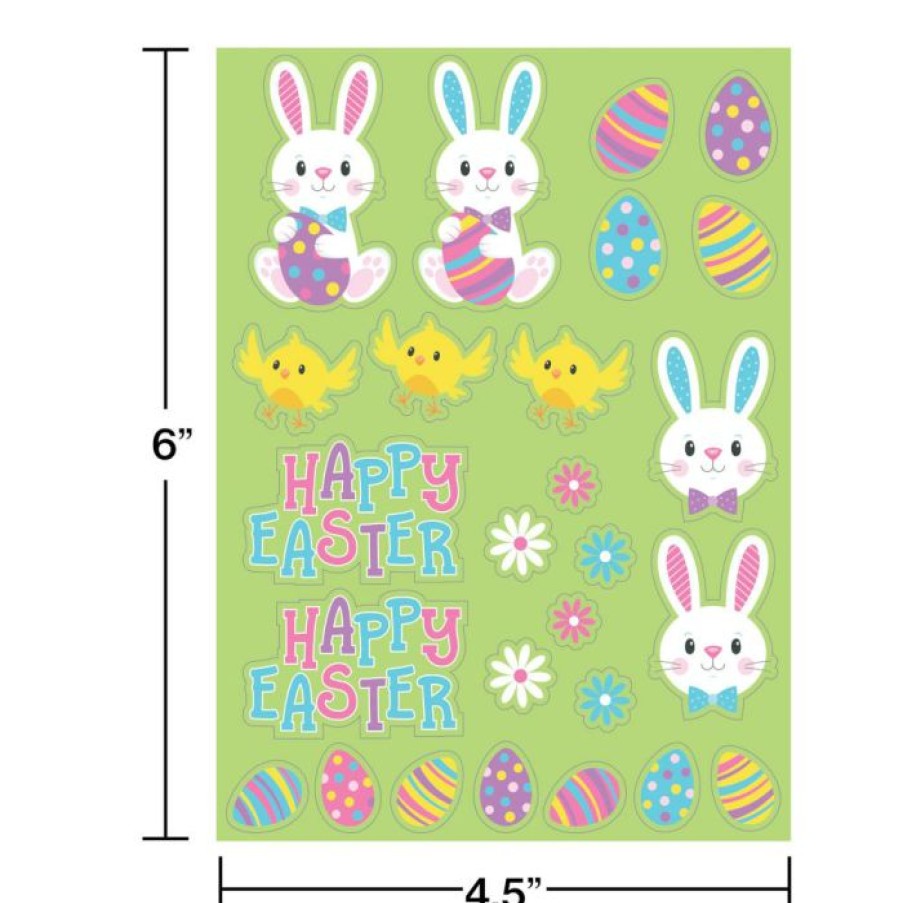 Holidays * | Creative Converting Stickers, Easter Characters (4/Pkg)