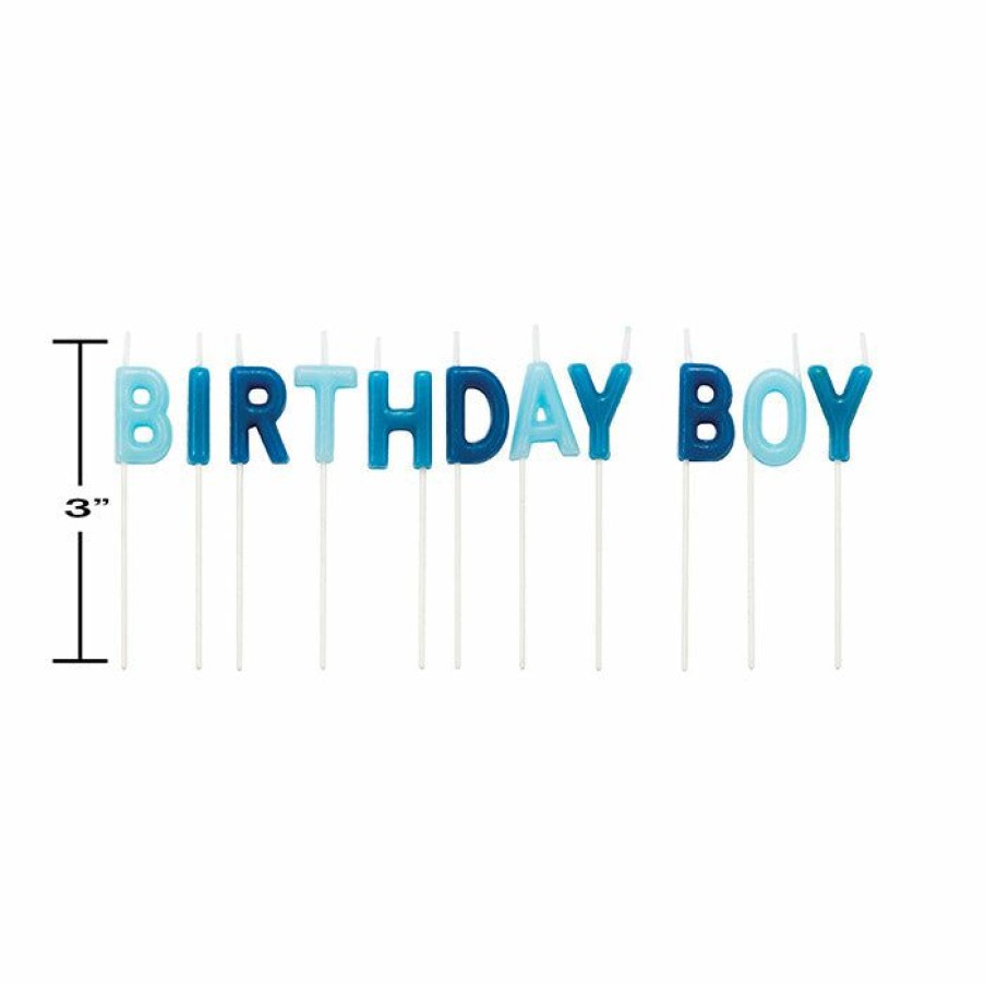 Birthdays * | Creative Converting Birthday Boy Pick Candles, 12 Ct