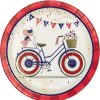 Holidays * | Creative Converting Patriotic And 4Th Of July Party Decorations Patriotic Parade Dessert Plate (8/Pkg)