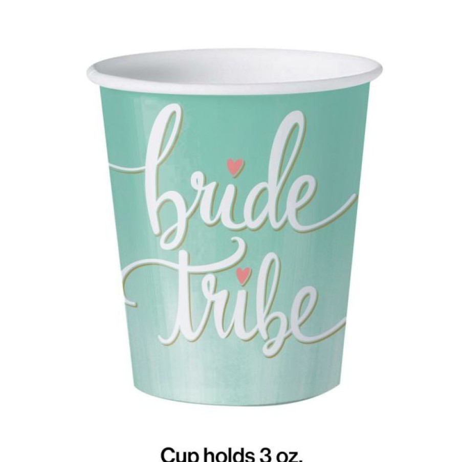 Bridal And Wedding * | Creative Converting Mint To Be Paper Shot Cup 3 Oz (72/Case)