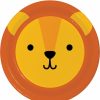 Birthdays * | Creative Converting Animal Faces Dinner Plate, Lion 8Ct Kids Birthday Party Themes