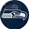 Sports * | Creative Converting Seattle Seahawks Paper Plates, 8 Ct Nfl And Football Party Supplies