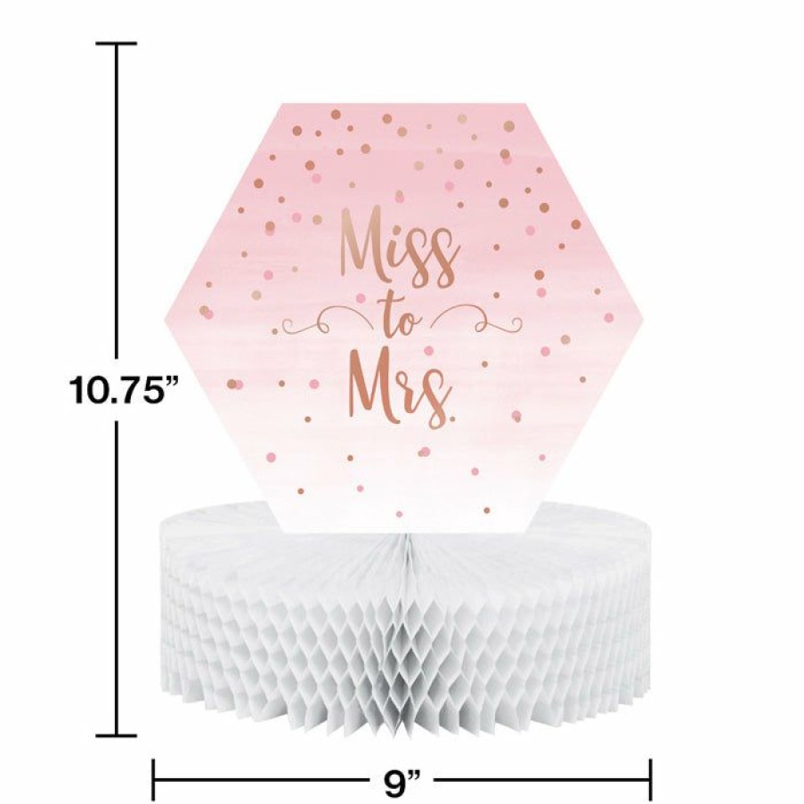 Themed Tableware * | Creative Converting Rose' All Day Honeycomb Centerpiece (6/Case) Themed Tableware