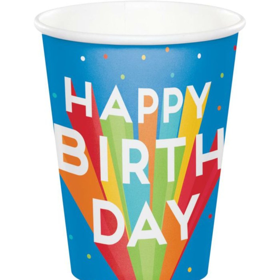 Birthdays * | Creative Converting Adult Birthday Party Themes Big Birthday Bash Hot/Cold Cup, 8 Oz. (8/Pkg)