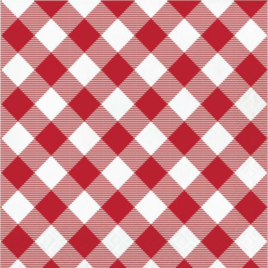 Holidays * | Creative Converting Classic Gingham Luncheon Napkin (16/Pkg)