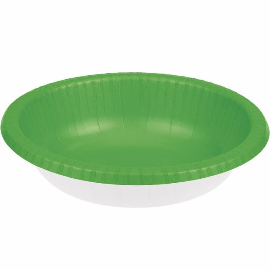 Solid Color Tableware * | Creative Converting Fresh Lime Paper Bowls 20 Oz., 20 Ct