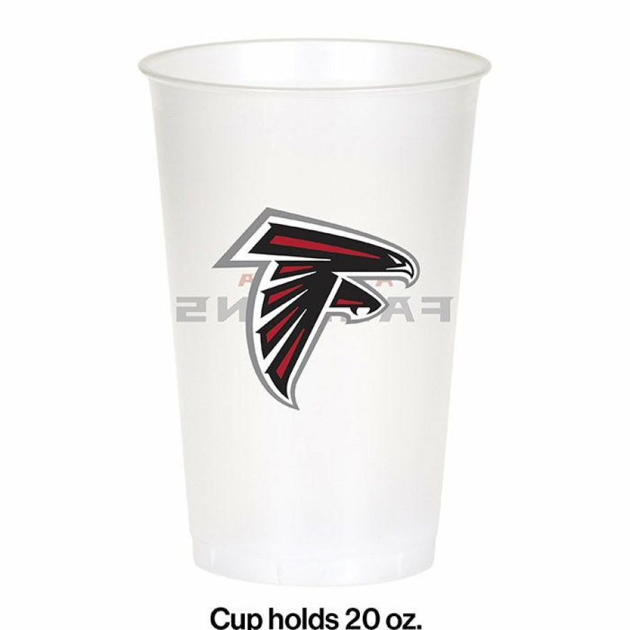 Sports * | Creative Converting Atlanta Falcons Plastic Cup, 20Oz, 8 Ct