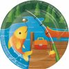 Birthdays * | Creative Converting Kids Birthday Party Themes Camping Dessert Plates, 8 Ct