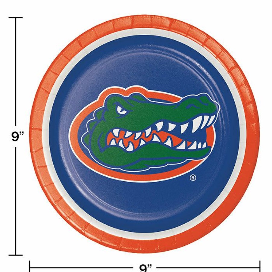 Sports * | Creative Converting University Of Florida Paper Plates, 8 Ct