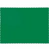 Solid Color Tableware * | Creative Converting Emerald Green Placemats, 50 Ct