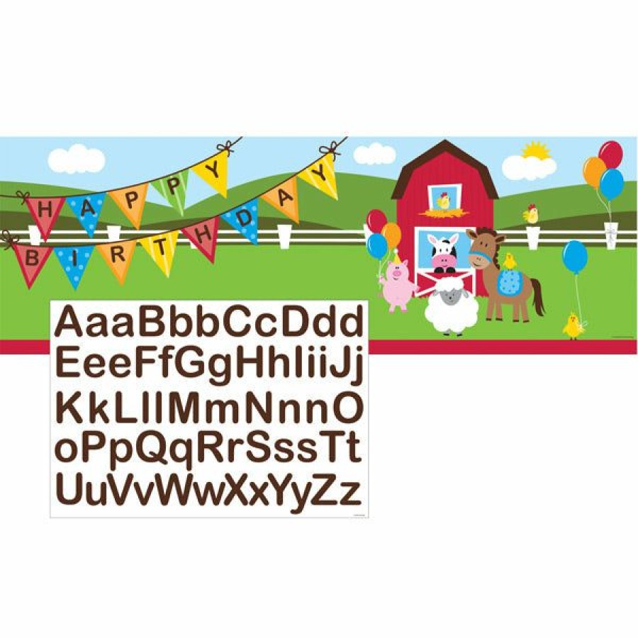 Birthdays * | Creative Converting Farmhouse Fun Giant Party Banner W/Stck