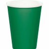 Solid Color Tableware * | Creative Converting Emerald Green Hot/Cold Paper Cups 9 Oz., 8 Ct Solid Color Tableware