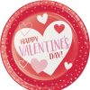 Holidays * | Creative Converting Valentine'S Day Party Decorations Valentine'S Day Dessert Plate 8Ct