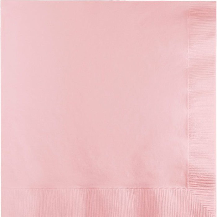 Solid Color Tableware * | Creative Converting Classic Pink Napkins, 20 Ct Solid Color Tableware