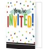 Graduation Party Supplies * | Creative Converting Colorful Grad Invitation, Foldover (8/Pkg)