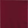 Solid Color Tableware * | Creative Converting Burgundy Luncheon Napkin 3Ply, 50 Ct